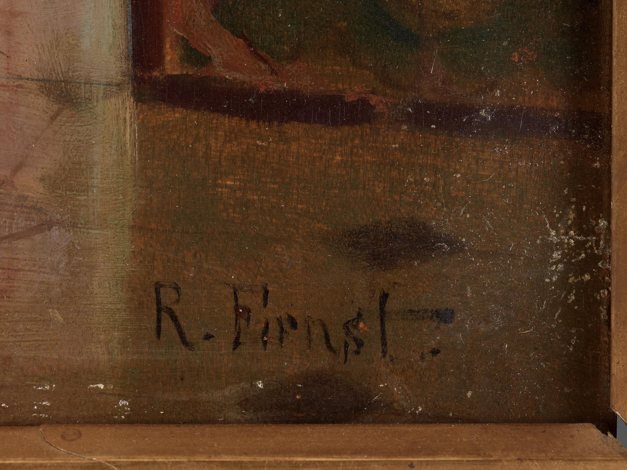 Rudolf Ernst, Inträde i palatset.