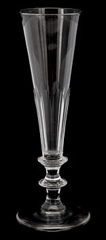 CHAMPAGNESTRUTAR, 12 st, glas, 1800-tal.