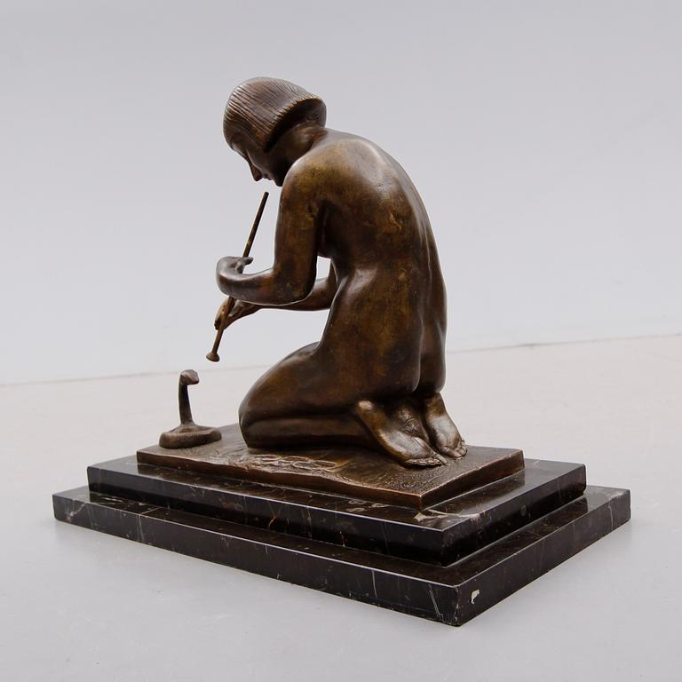 SKULPTUR, brons, 1900-talets första hälft.