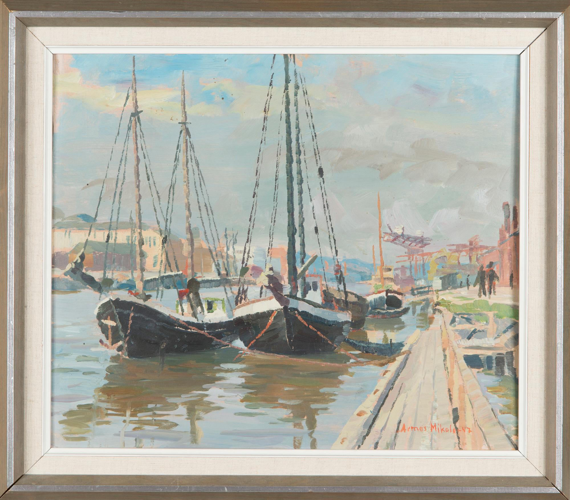 Armas Mikola, Harbour view.