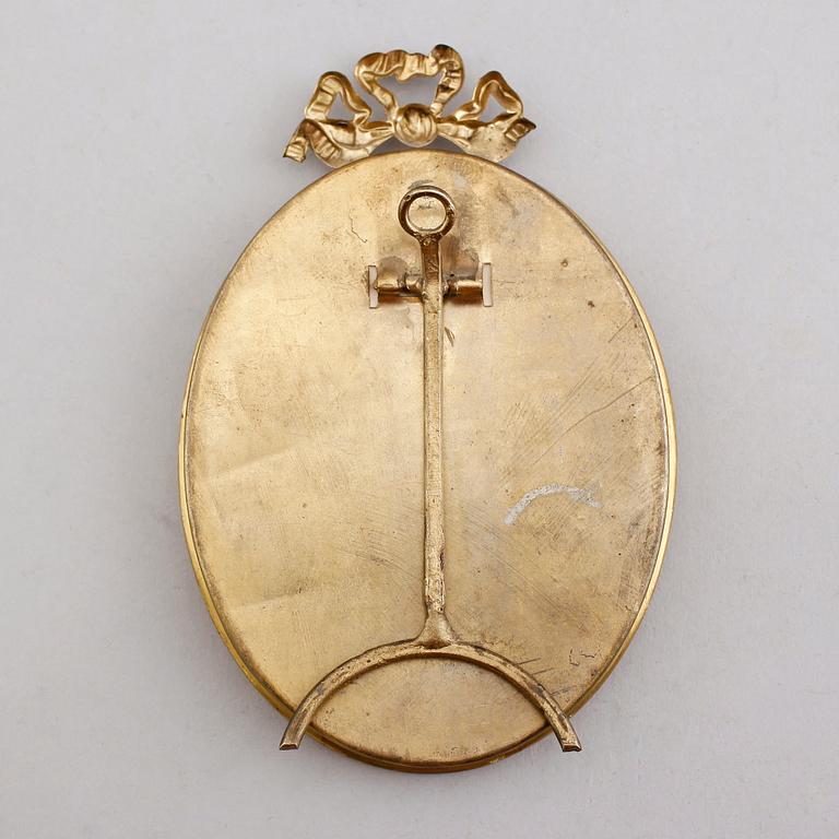 MINIATYR, gouache, signerad F Duboir, 1800-tal.