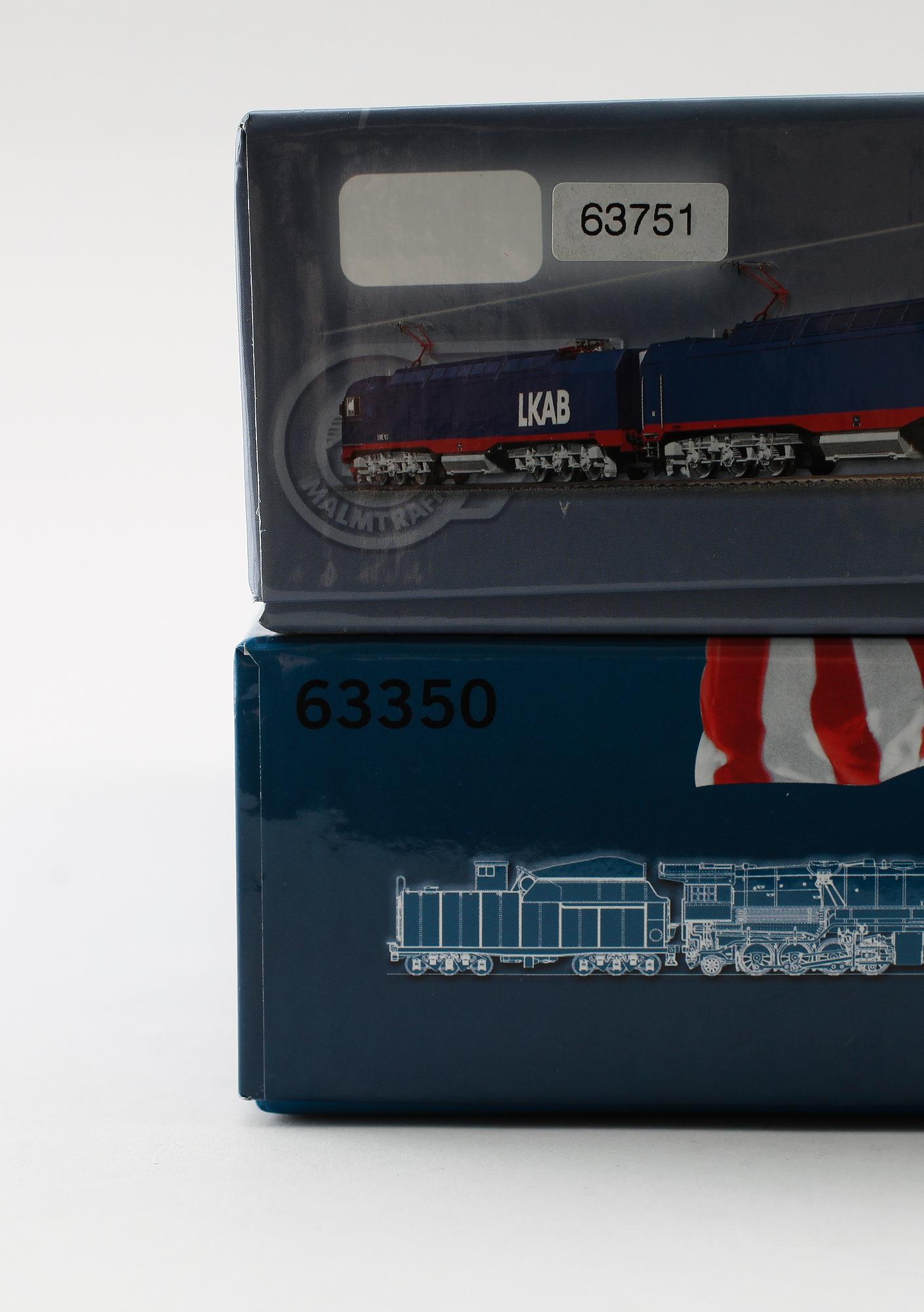 SAMLING MODELLTÅG, 2 st, Roco, Österrike.