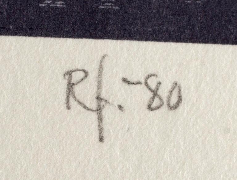 ROY FRIBERG, färglitografi, signerad, 106/250.