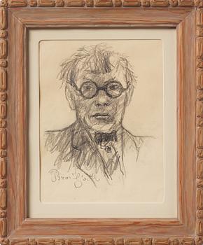 Bror Hjorth, Self portrait.