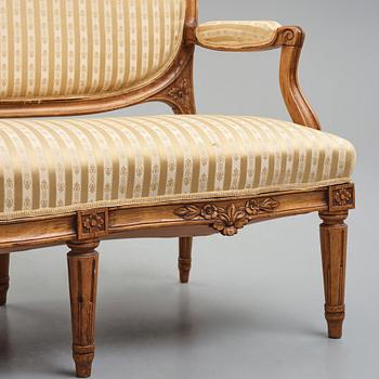 Soffa, Stockholmsarbete 1700-talets senare del, Gustaviansk.