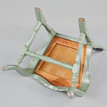 STOLAR, 5 st, rokoko, 1700-talets andra hälft.