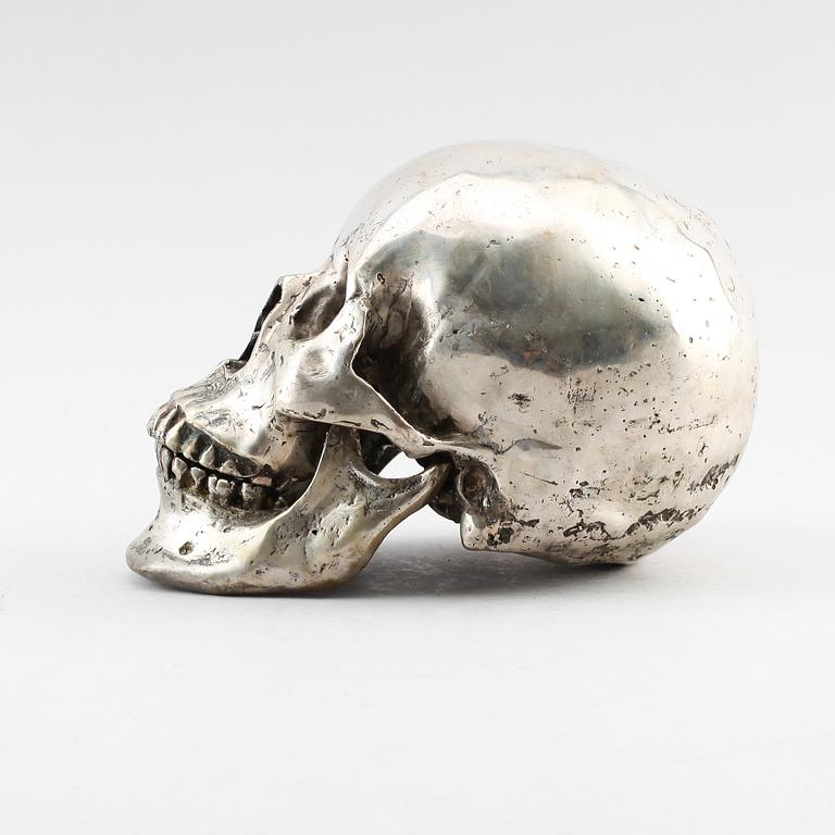 FIGUR, försilvrad metall, sent 1900-/2000-tal.