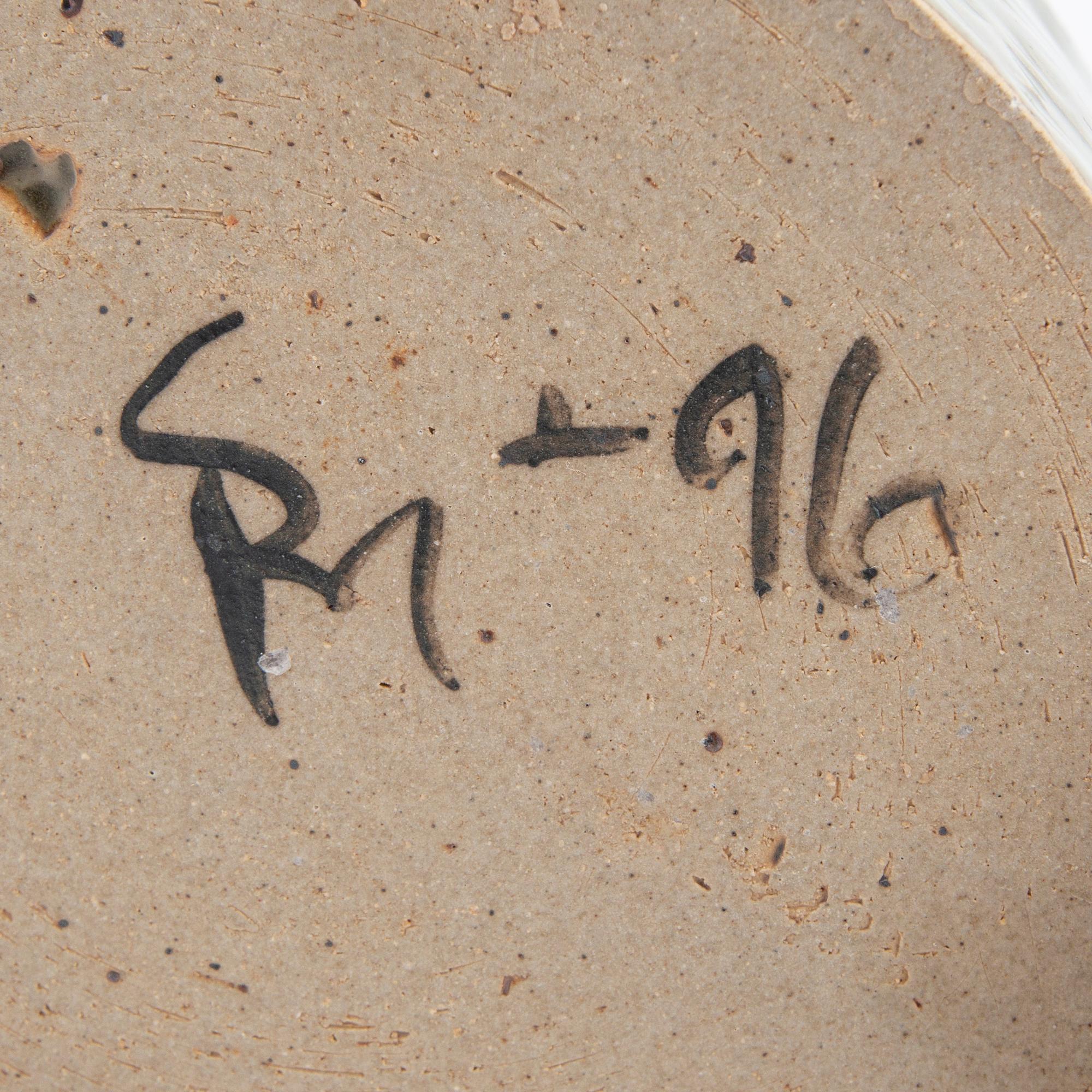 Signe Persson-Melin,  set of two signed and dated stoneware bowls -96 and -00.