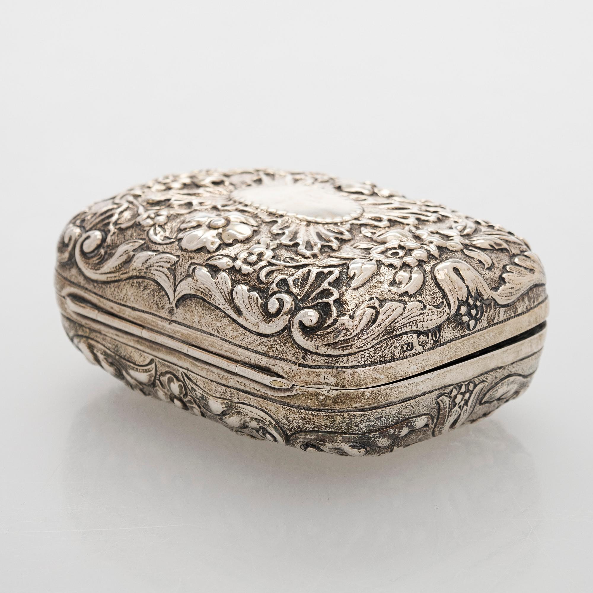 Tvålkopp, silver, Thomas Johnson II, London 1889.