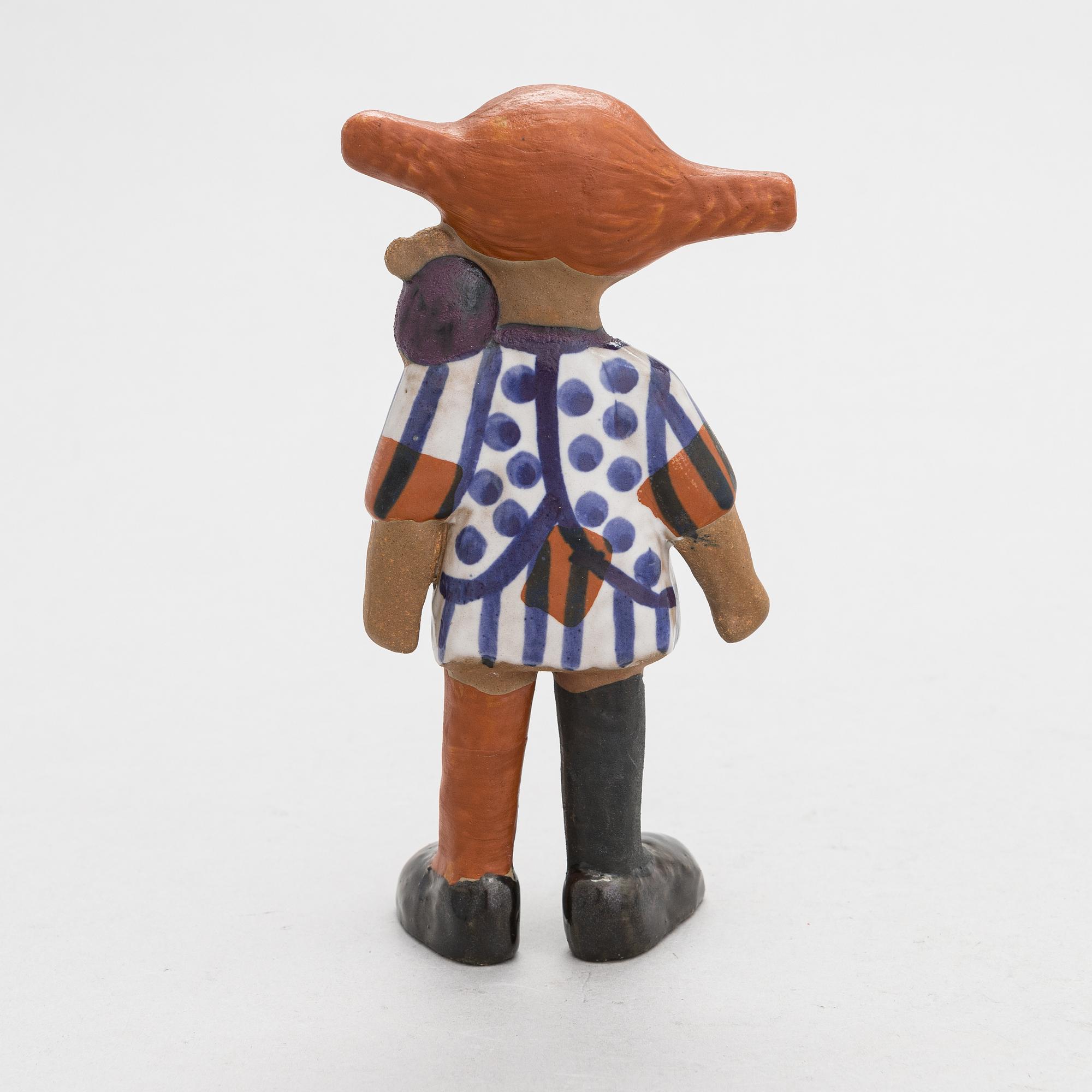 Lisa Larson, figurin, stengods, "Pippi Långstrump", Gustavsberg.