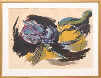 Karel Appel, lithograph in colours signed and numbered epreuve d'artiste.