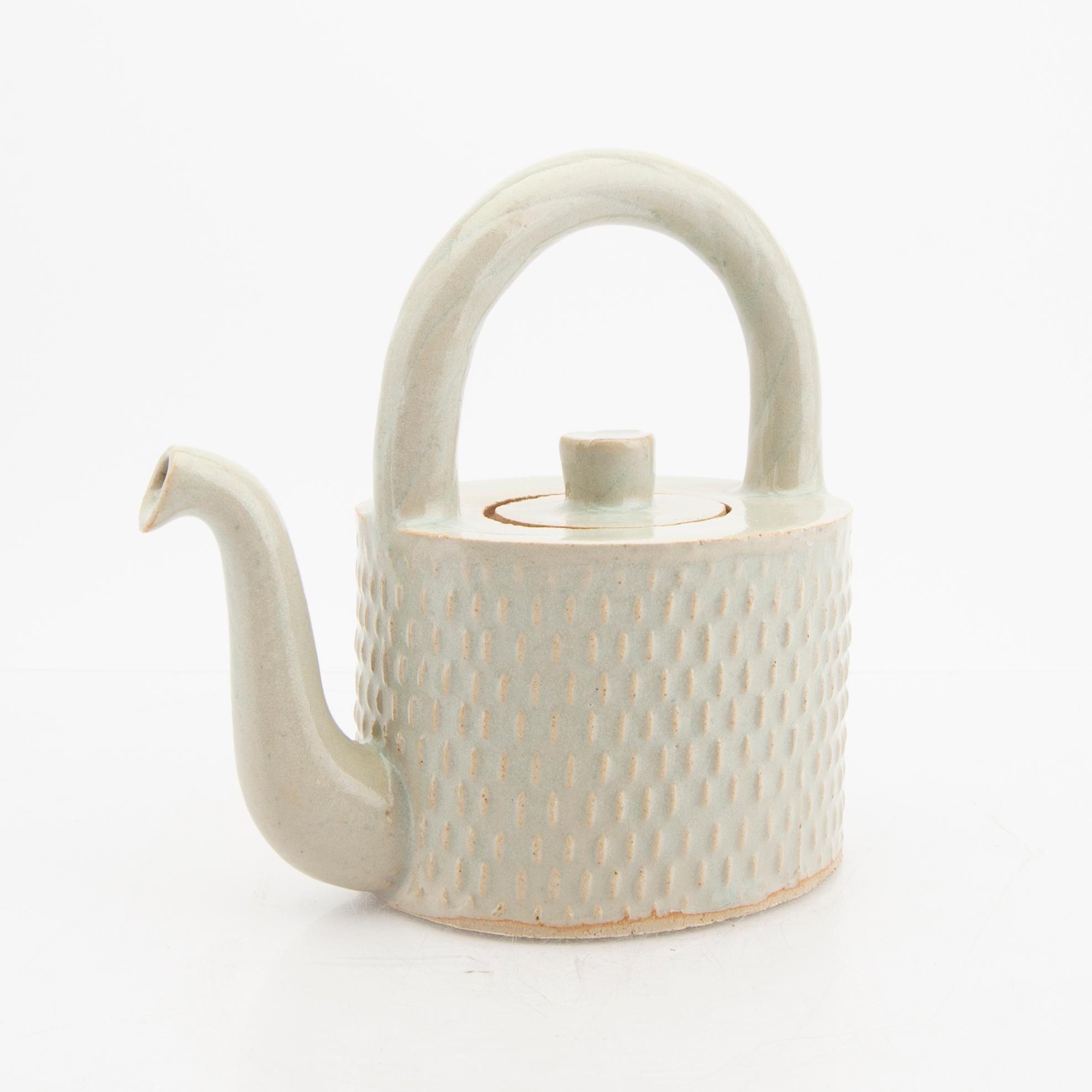 Signe Persson-Melin, a signed glazed stoneware tea pot.