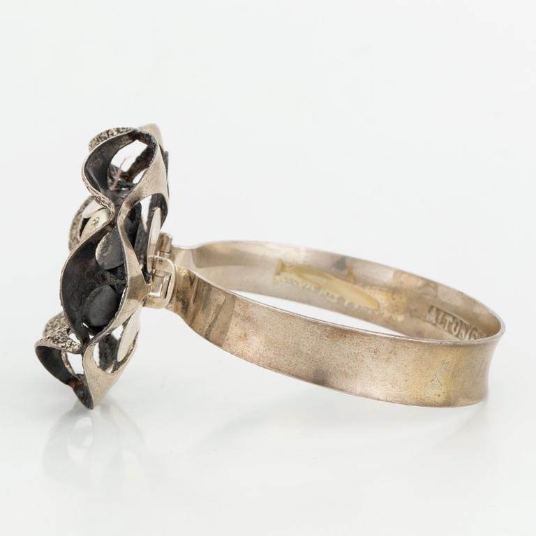 THERESIA HVORSLEV, armring, silver, Alton, Falkenberg, 1971.