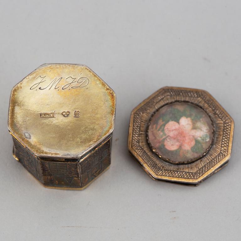 PETER ANDREAS THOMASSON, luktdosa, silver, Karlskrona (1832-1864).