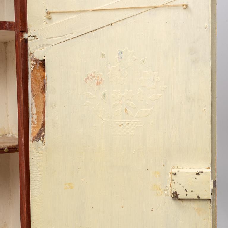 A painted cabinet from Jämtland, dated 1826.