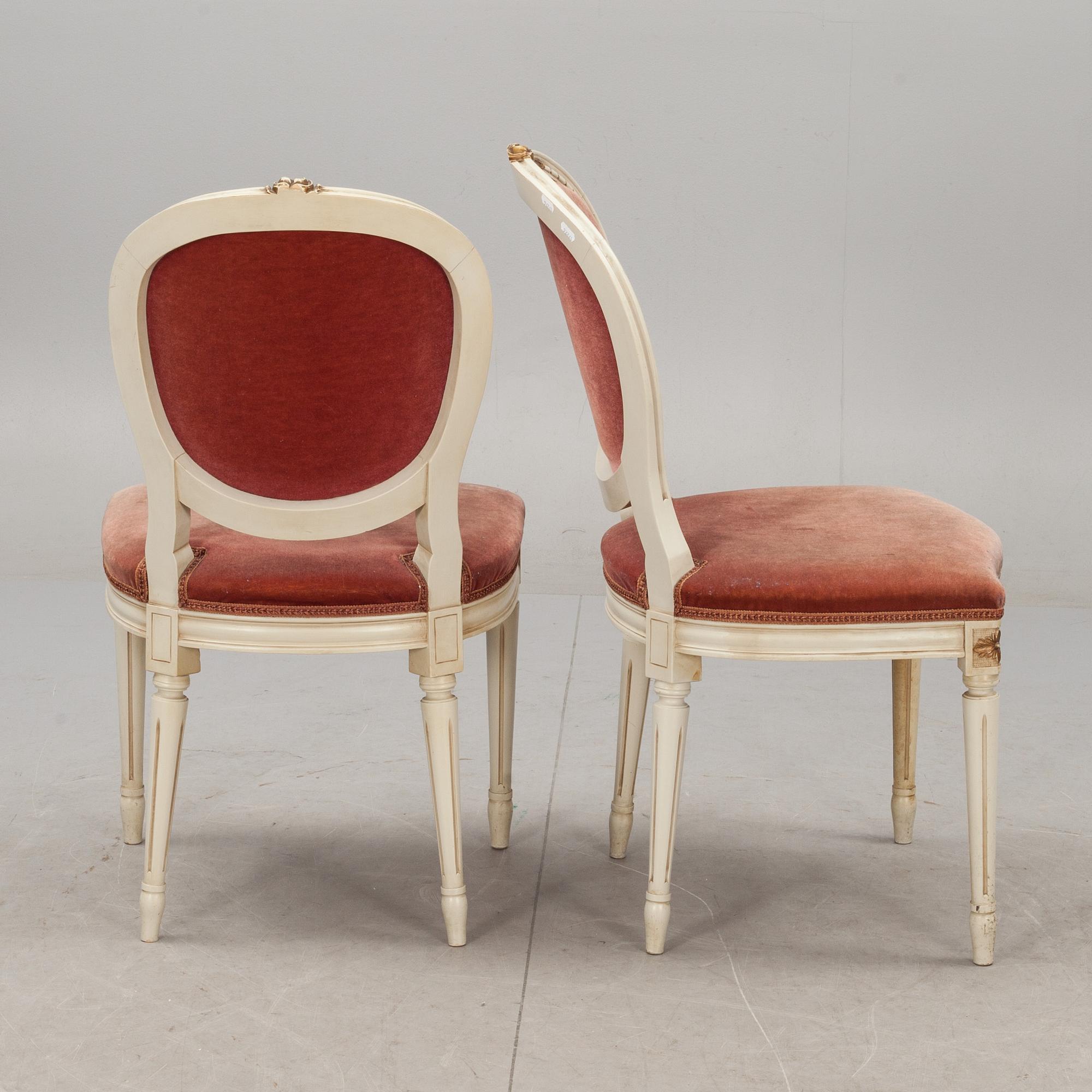 STOLAR, gustaviansk stil. 1900-talets första del.