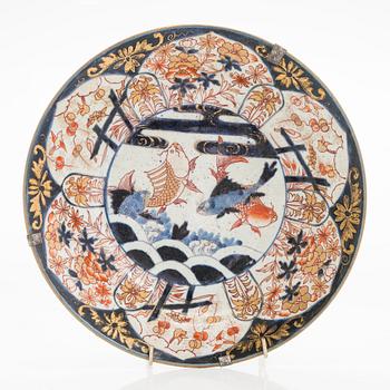 Tallrik, porslin. Japan, Edo, 1700-tal.
