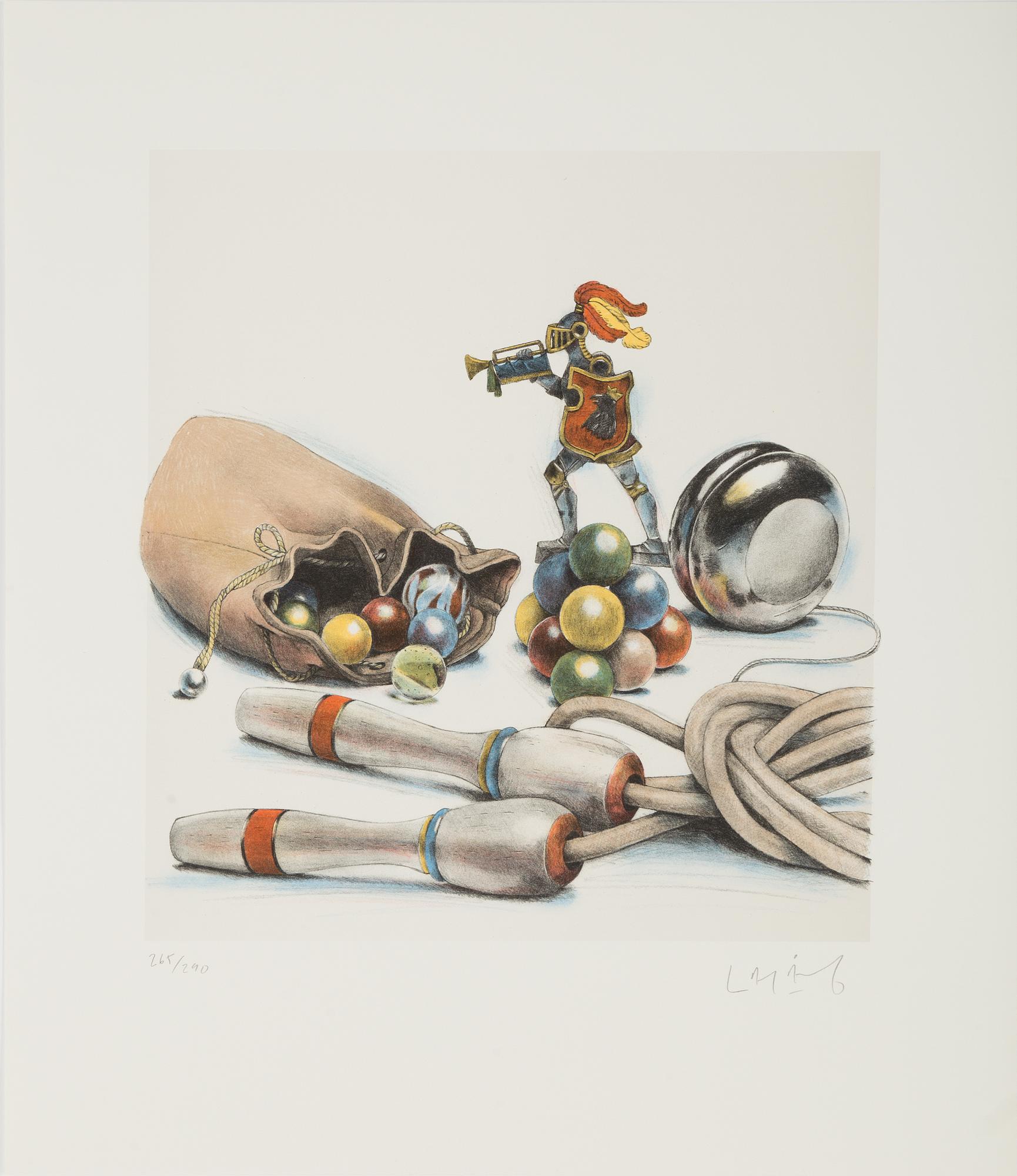 LASSE ÅBERG, portfolio with 6 lithographs in colour, signed 265/290.