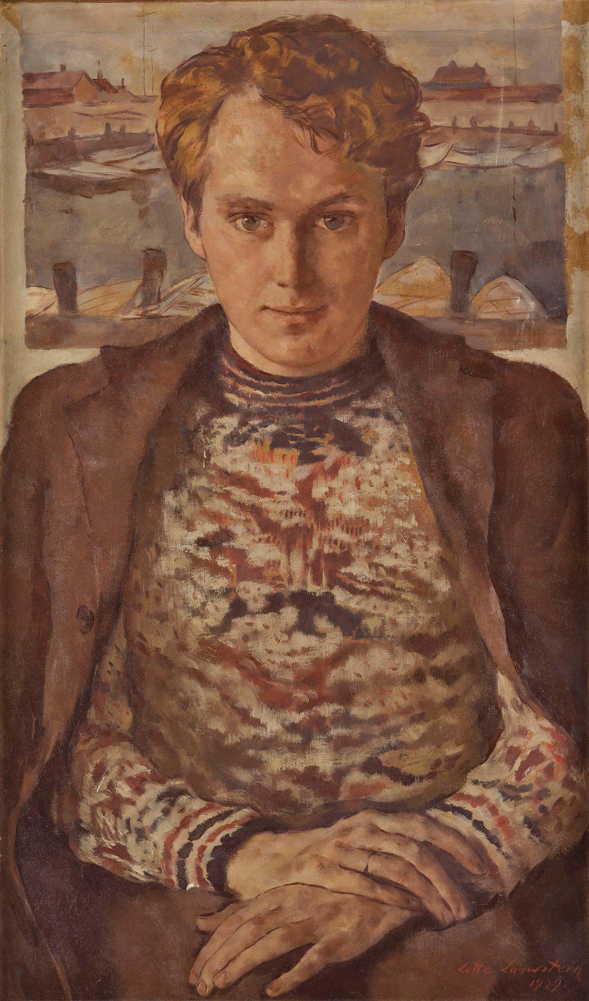 Lotte Laserstein, Porträtt av Bo-Göran Sleman.