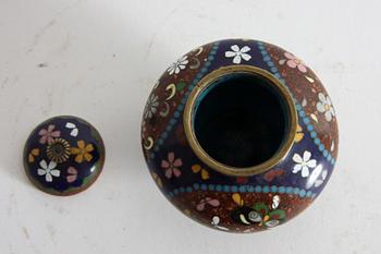 BOJAN MED LOCK, cloisonné, Kina.