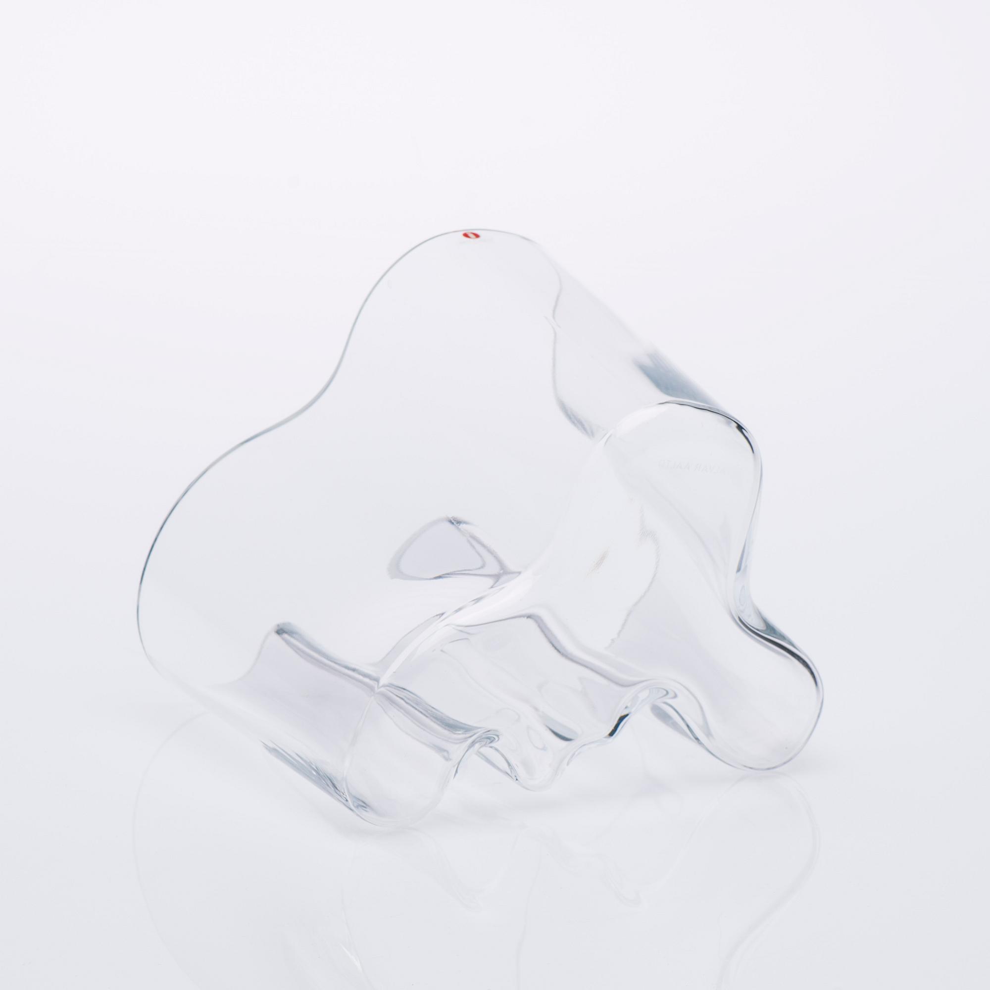 VAS, glas, "Savoy", märkt i botten Alvar Aalto. Iittala 1970/80-tal.