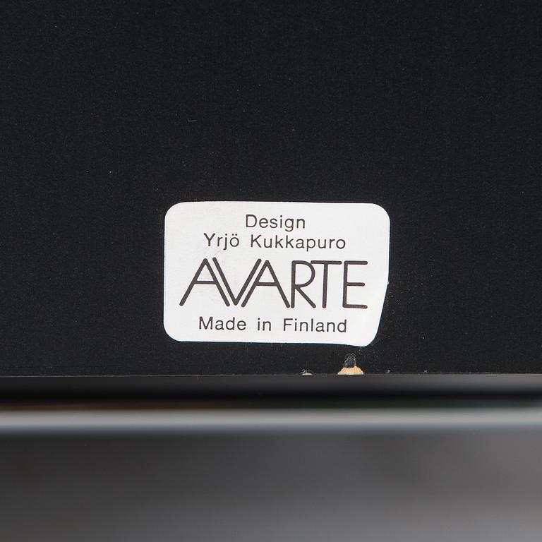 Yrjö Kukkapuro, Nojatuoli, "Experiment", Avarte, 1980-luku.