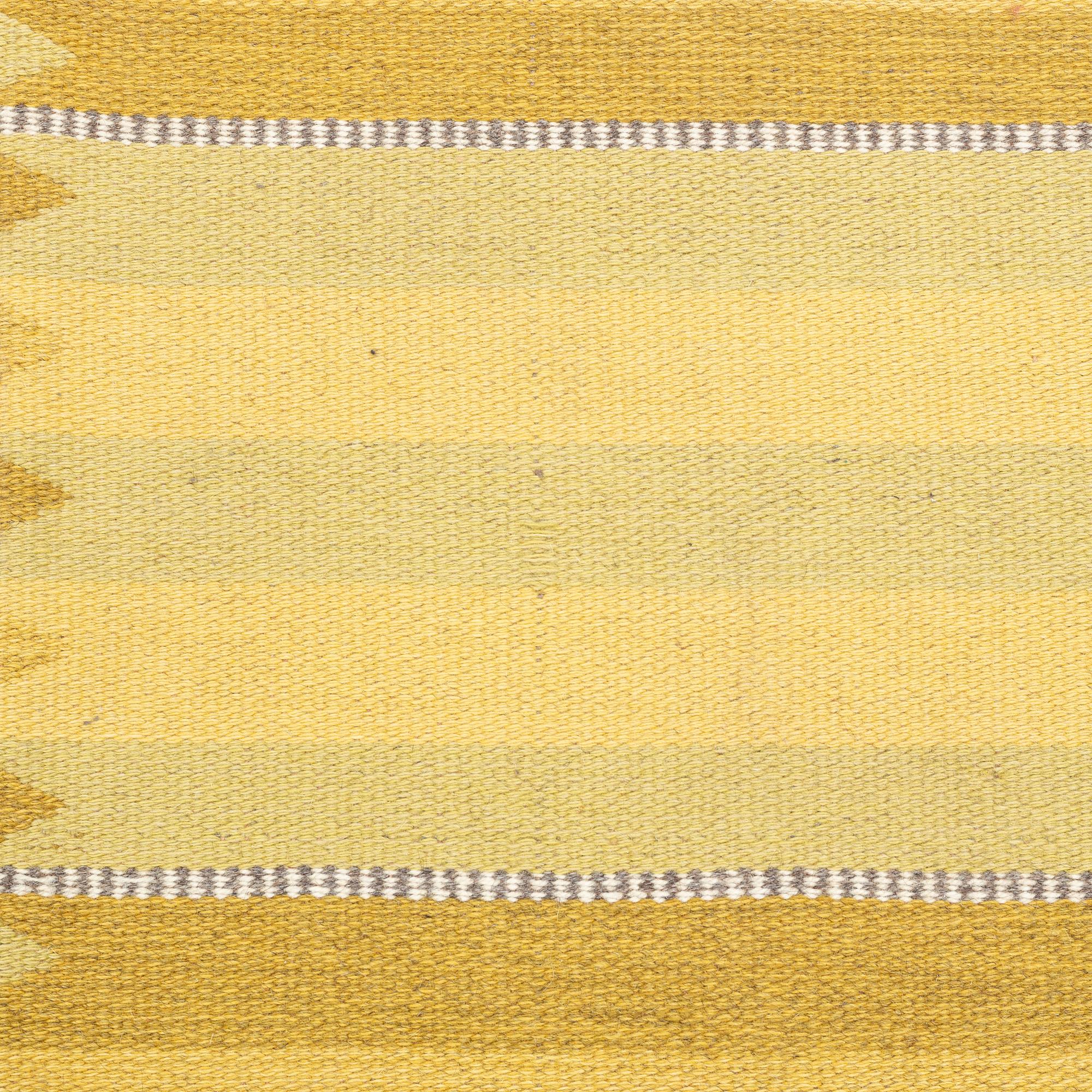 A machine made carpet,  ”Skyttelgång”,  possibly by Ingrid Dessau, ca 290 x 193 cm.