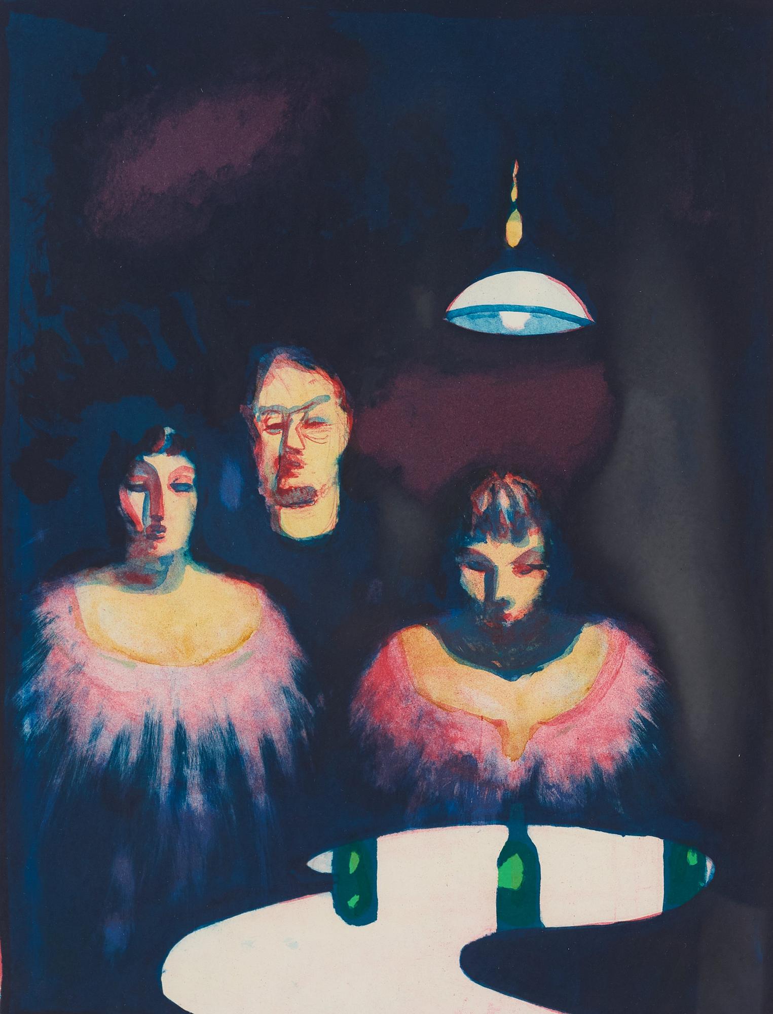 Peter Dahl, Lithograph in colours, Signed Peter Dahl and dated -80. Numbered XV/XXV.