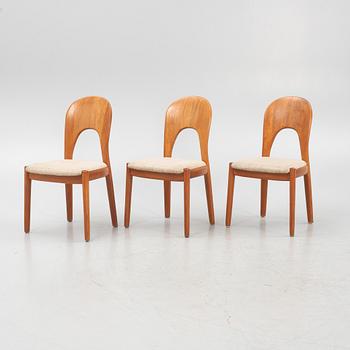 Niels Koefoed, six chairs, Denmark, second half of the 20th Century.