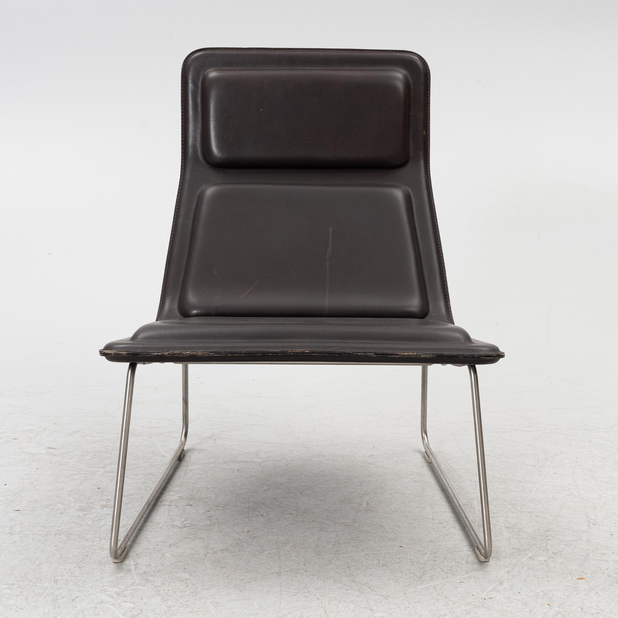 Jasper Morrison, An armchair, "Low and Pad", Cappelini, Italy.