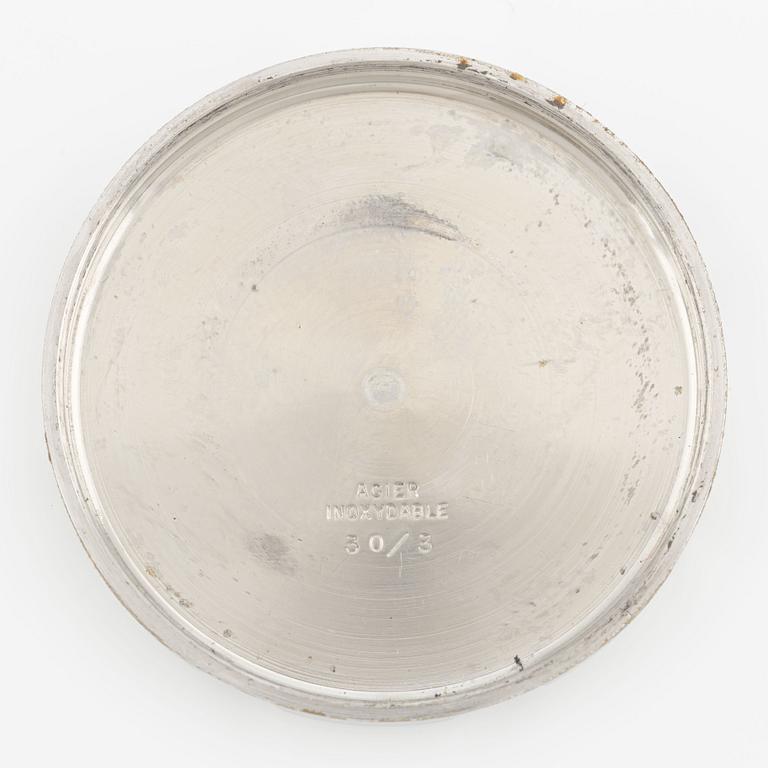 Lemania, "Tg 195", "Tropical Dial", "Tre kronor/Three Crowns", ca 1958.