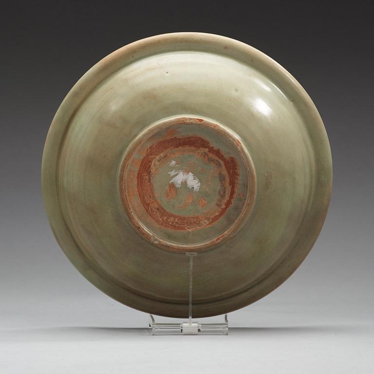 A celadon dish, Ming dynasty (1368-1644).