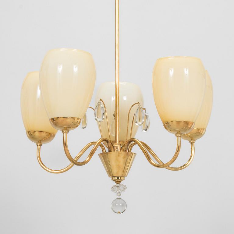 A mid-20th century ceiling light, model 50613, Sievä for Idman, Finland.