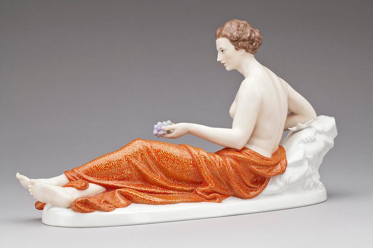 FIGURIN, porslin, H Meisel, Rosenthal, 1900-talets början.