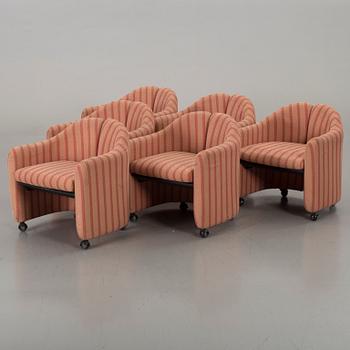 SIX EASY CHAIRS Eugenio Geli  FOR TECNO.