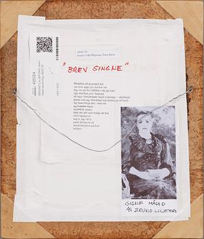BRUNO LILJEFORS, brev med teckning, troligen 1905-17. Sign B.