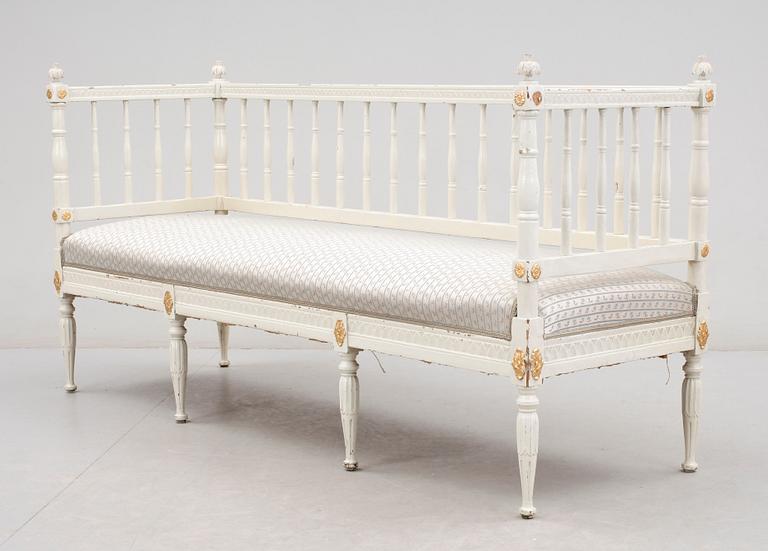 SOFFA, sengustaviansk, omkr 1800.