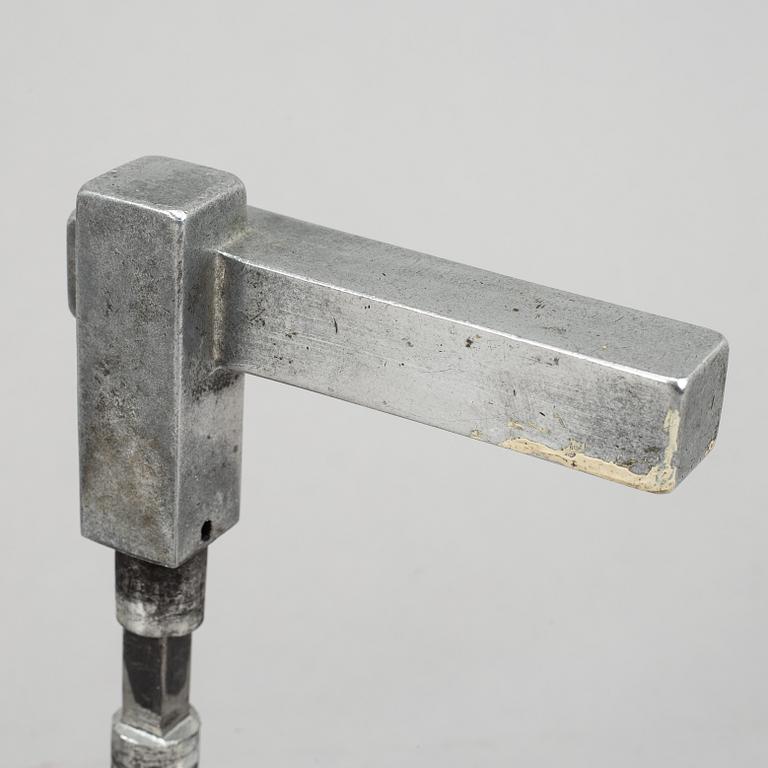 Three pairs of chrome door handles, 1930's.