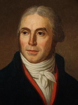 Okänd konstnär, 1700-tal, Mansporträtt.
