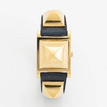 Hermès, Medor, armbandsur, 23 x 32 mm.