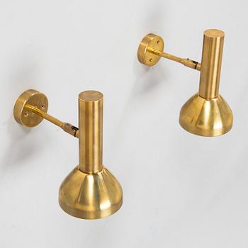 Vägglampor, ett par, modell 3674/01 för Gebrüder Cosack Leuchten Tyskland 1960-tal.