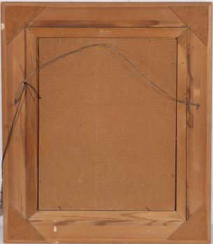 Agda Holst, Still life with flowers and books.