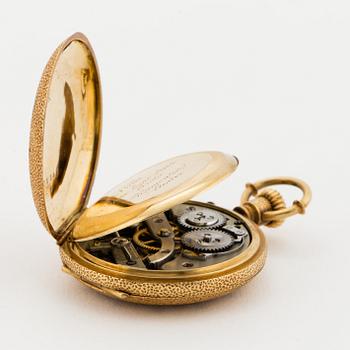 POCKET WATCH, 18K gold, 37 mm.