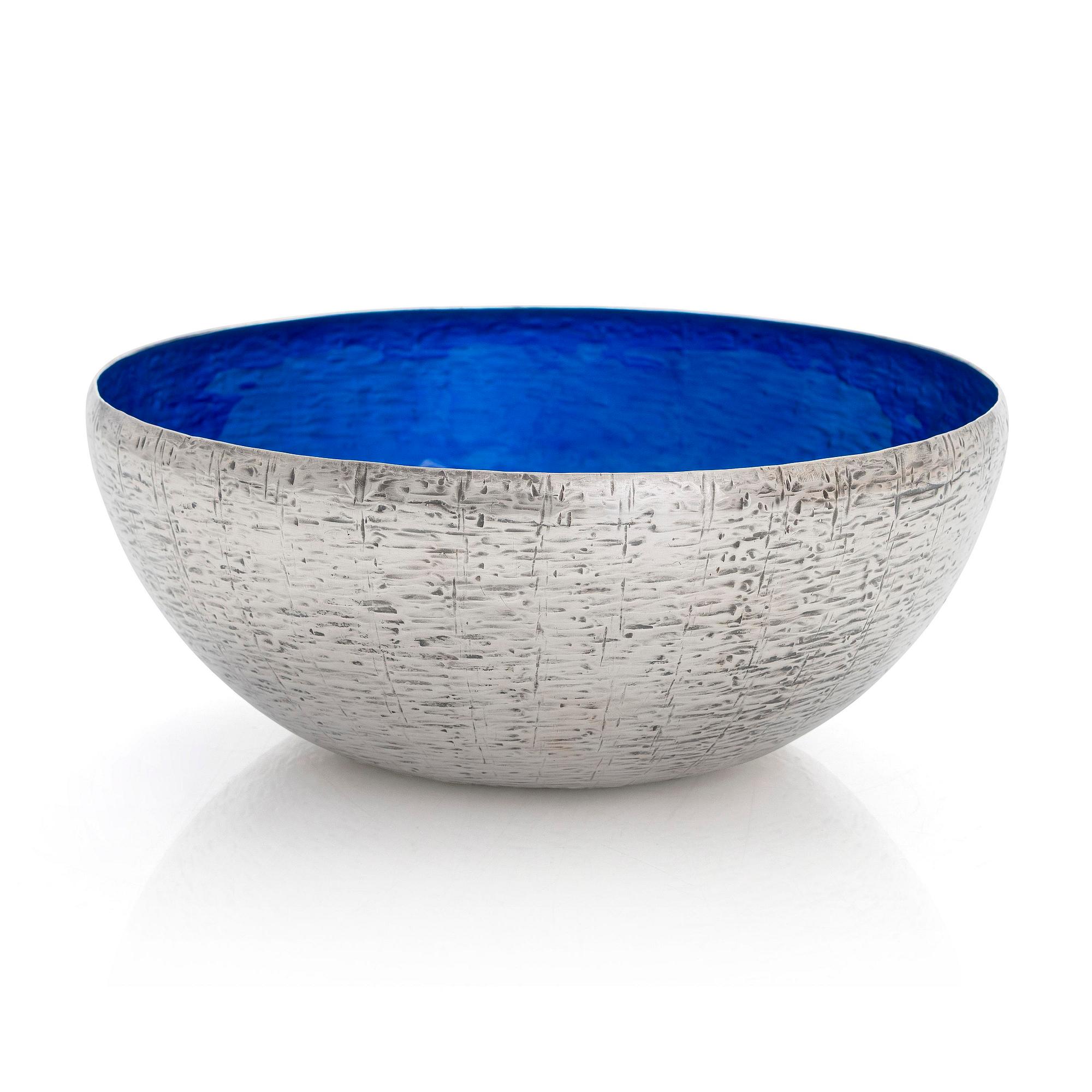 Eva Hidström, skål, sterlingsilver, emalj, Kultakeskus, Tavastehus 1970.