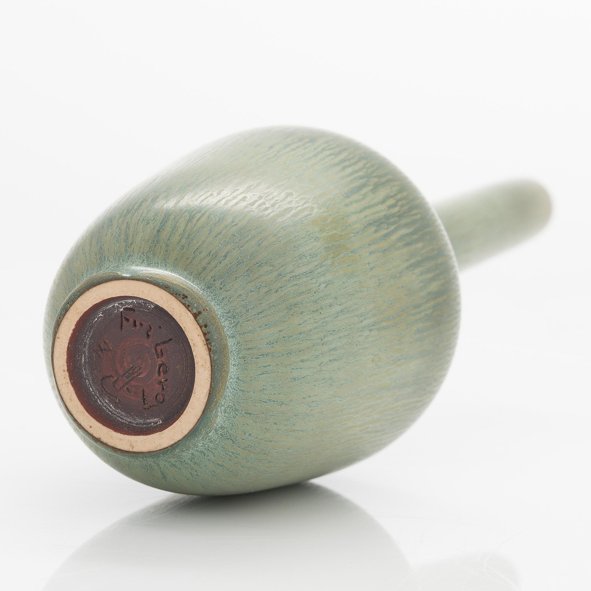 Berndt Friberg, a 1950s vase, signed. Gustavsberg Studio, Sweden, 1955.