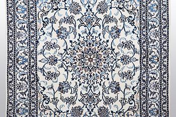 A rug, Nain, part silk, sk 9 LAA, ca 209 x 146 cm.