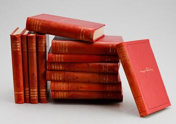 August Strindberg · BÖCKER: August Strindbergs samlade skrifter, 13 volymer.