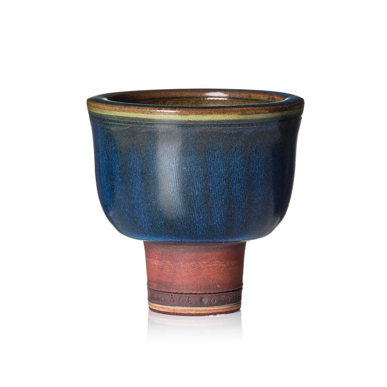 Wilhelm Kåge, Wilhelm Kåge, a Farsta stoneware vase, Gustavsberg Studio, signed and dated 6 March 1949.