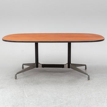 CHARLES AND RAY EAMES, a mahogany veneered table, Herman Miller.