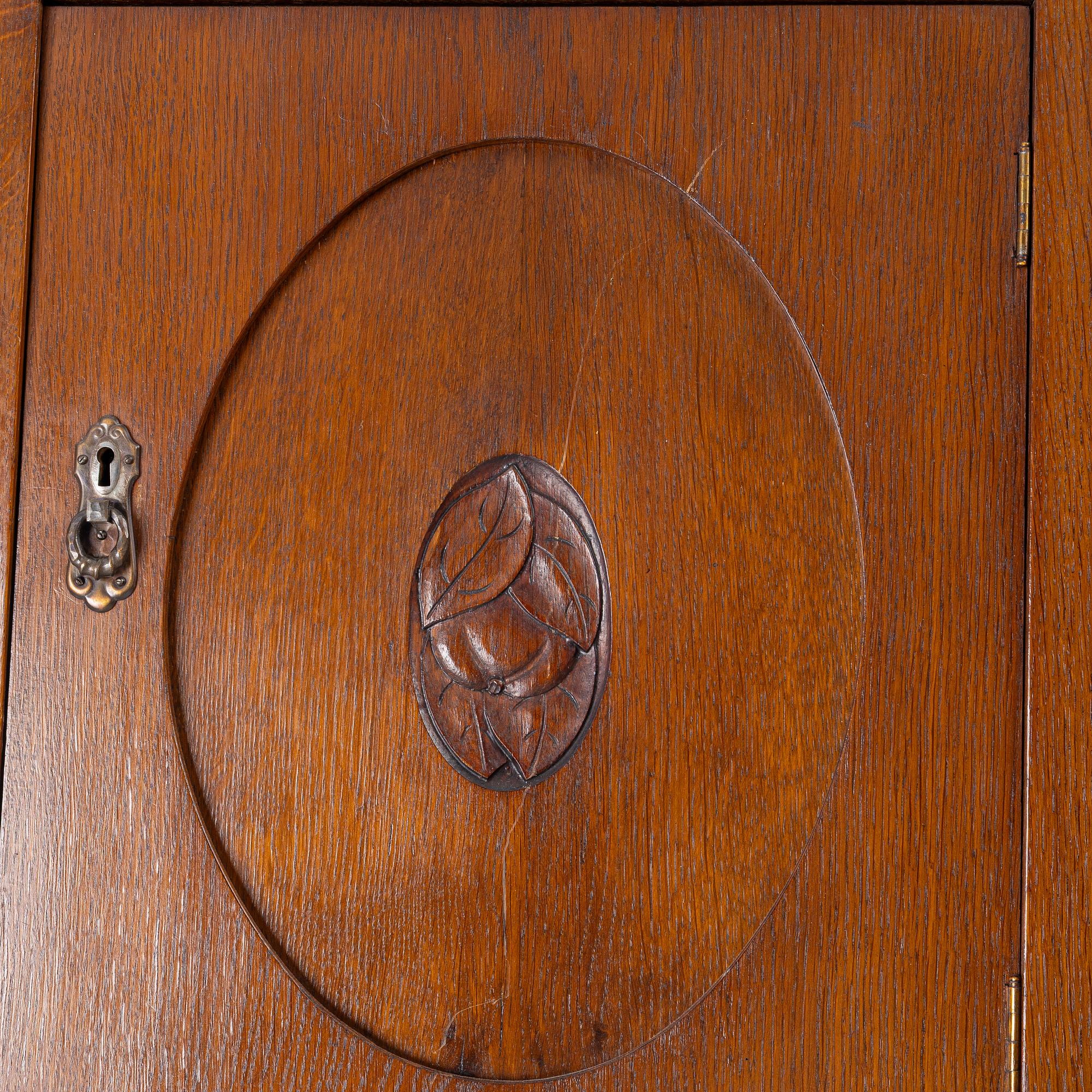 Wardrobe, Art Nouveau, early 20th century.